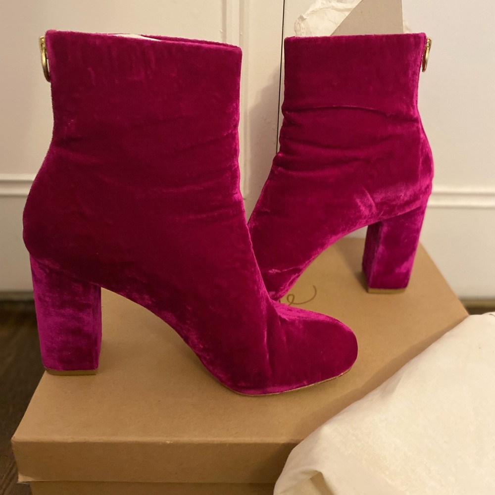 Joie Saalema Cerise Block Boots